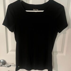 Lilly Pulitzer Black Short Sleeve Top